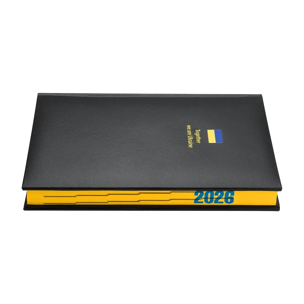 Щоденник датований Buromax Brave з бумвінілу А5 336 сторінок чорний BM.21125-01. Фото 5