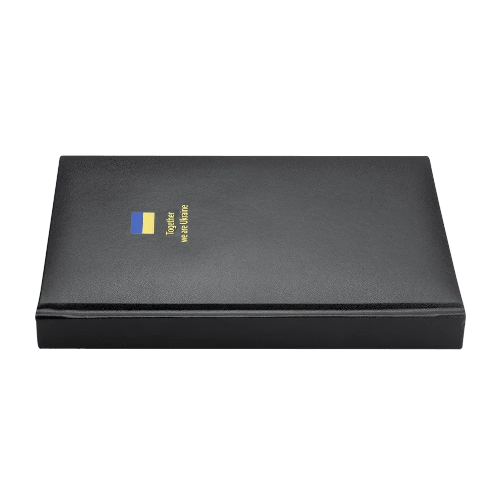 Щоденник датований Buromax Brave з бумвінілу А5 336 сторінок чорний BM.21125-01. Фото 6