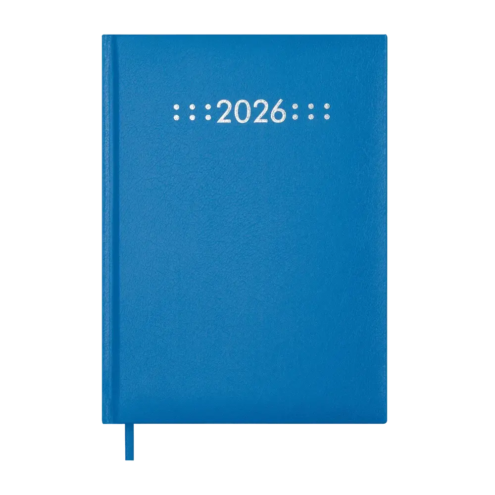 Щоденник датований Buromax Classic з бумвінілу А5 336 сторінок синій BM.21121-02