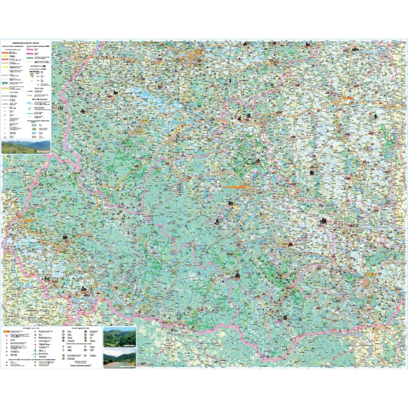 Карпати. Туристична карта, м-б 1:300 000. Фото 2