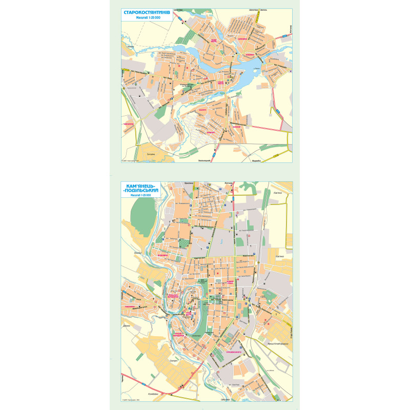 Карта автошляхів Хмельницька обл.м-б 1:250 000. Фото 4