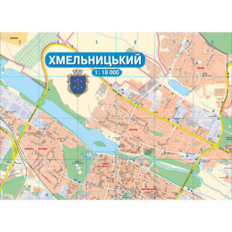 План міста Хмельницький 1:18 000. Фото 3