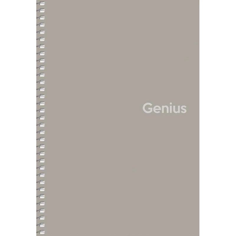 Зошит Школярик Genius А5 80 аркушів, на спіралі, пластикова обкладинка, клітинка A5-080-6806K. Фото 4