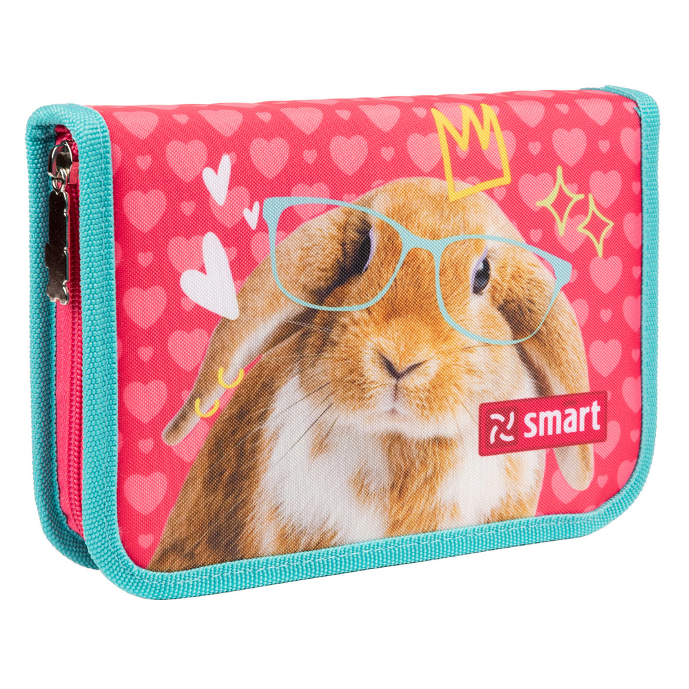 Пенал твердий одинарний з клапаном Smart HP-03 Cute lovely 533279