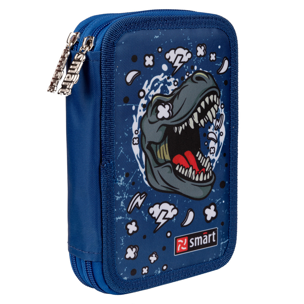 Пенал твердий Smart подвійний HP-01 Dino
