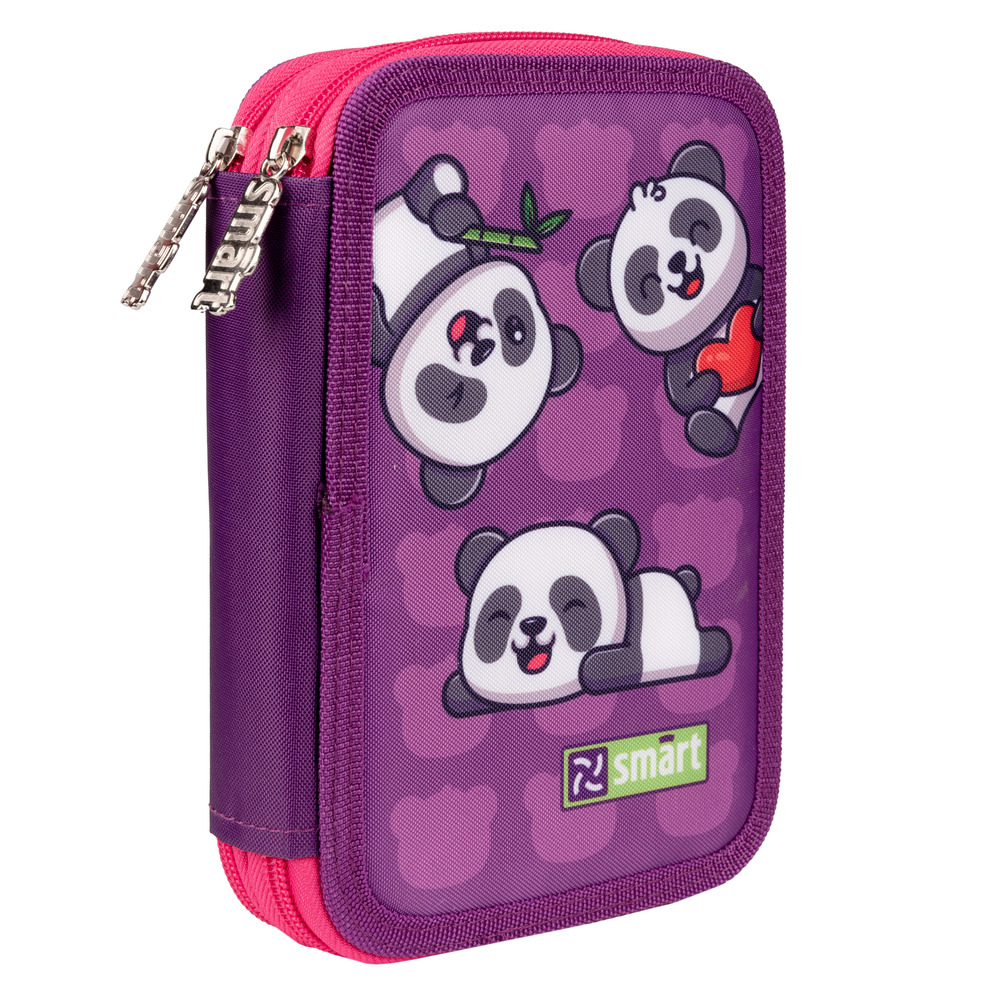 Пенал твердий подвійний Smart HP-01 Hi, panda! 533274
