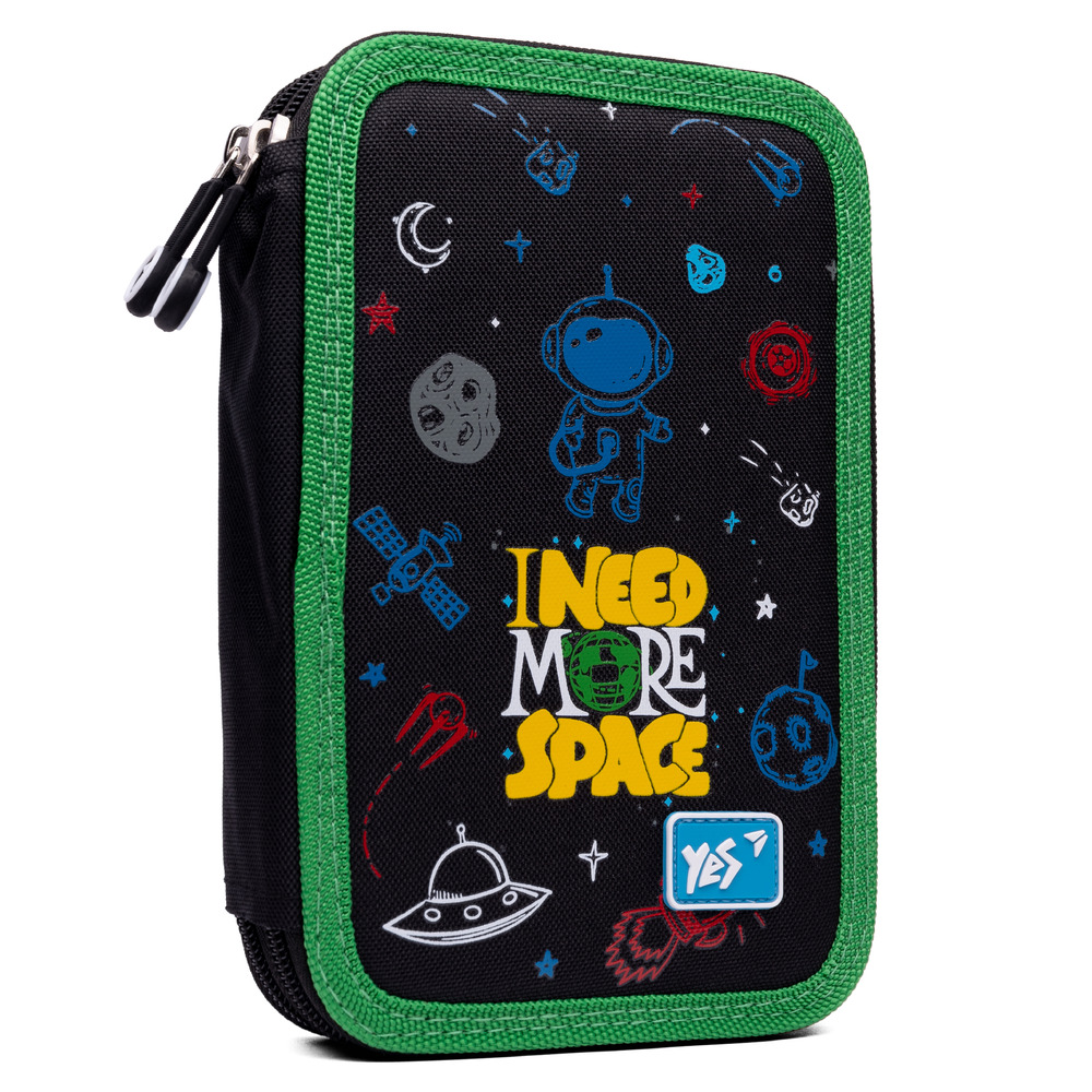Пенал твердий YES подвійний HP-01 Space