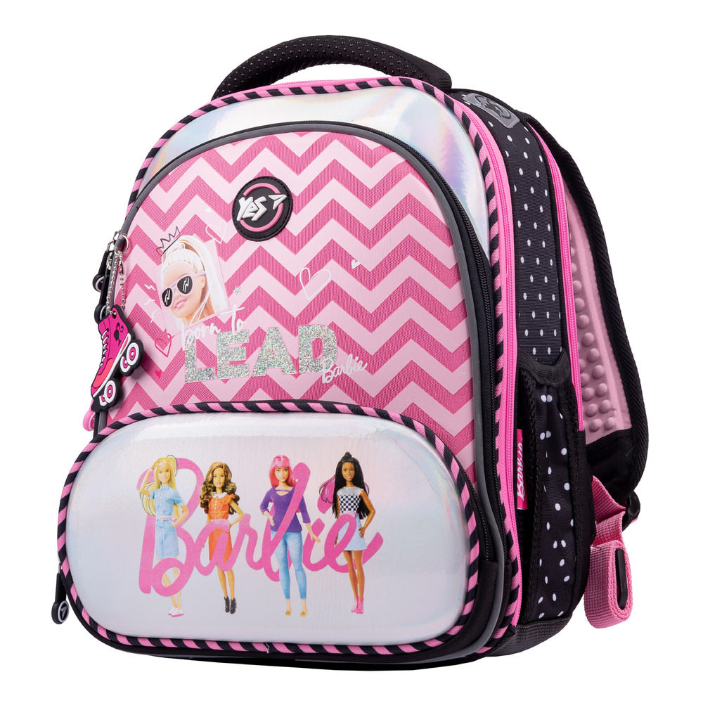 Рюкзак шкільний каркасний YES S-30 JUNO ULTRA Premium Barbie. Фото 2
