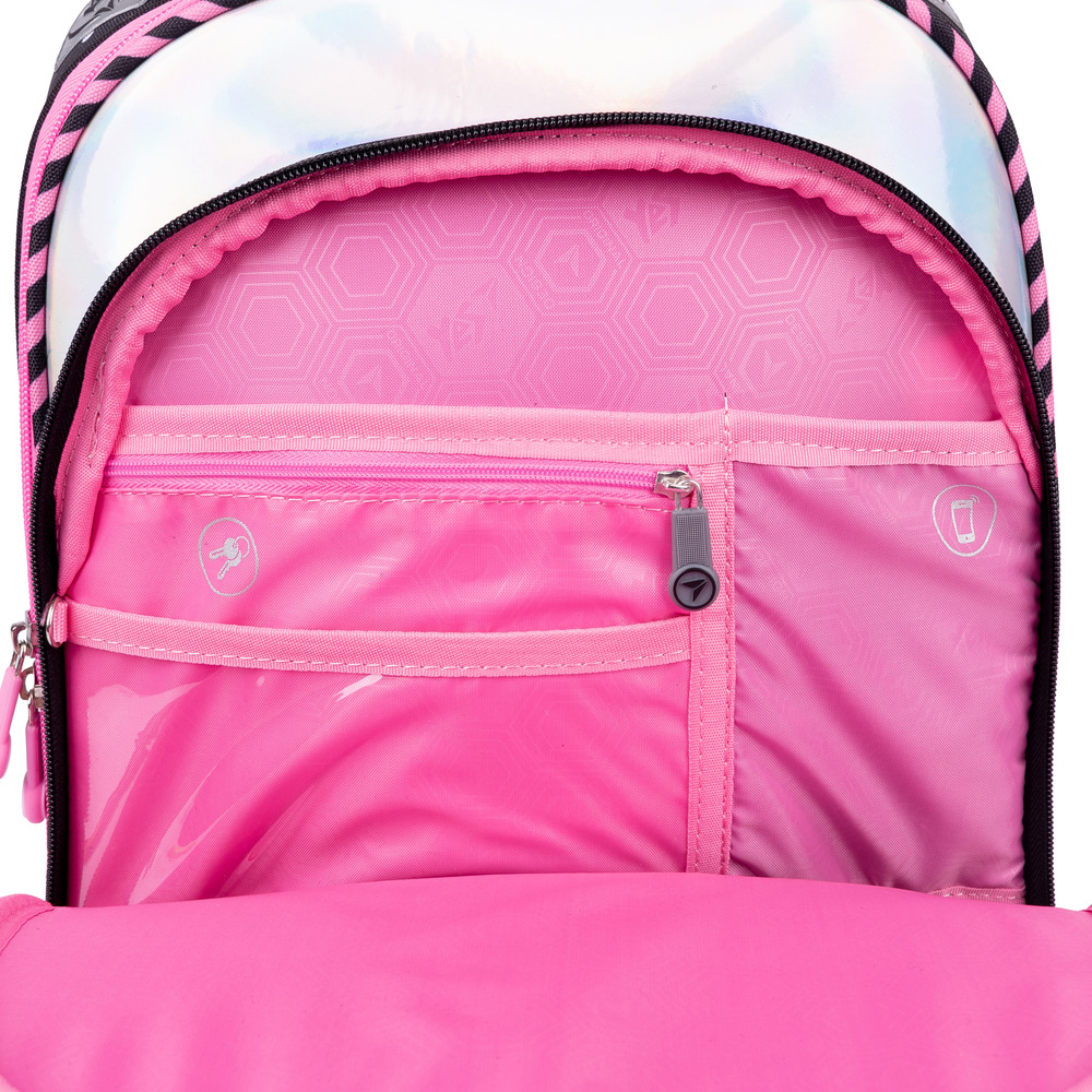 Рюкзак шкільний каркасний YES S-30 JUNO ULTRA Premium Barbie. Фото 14