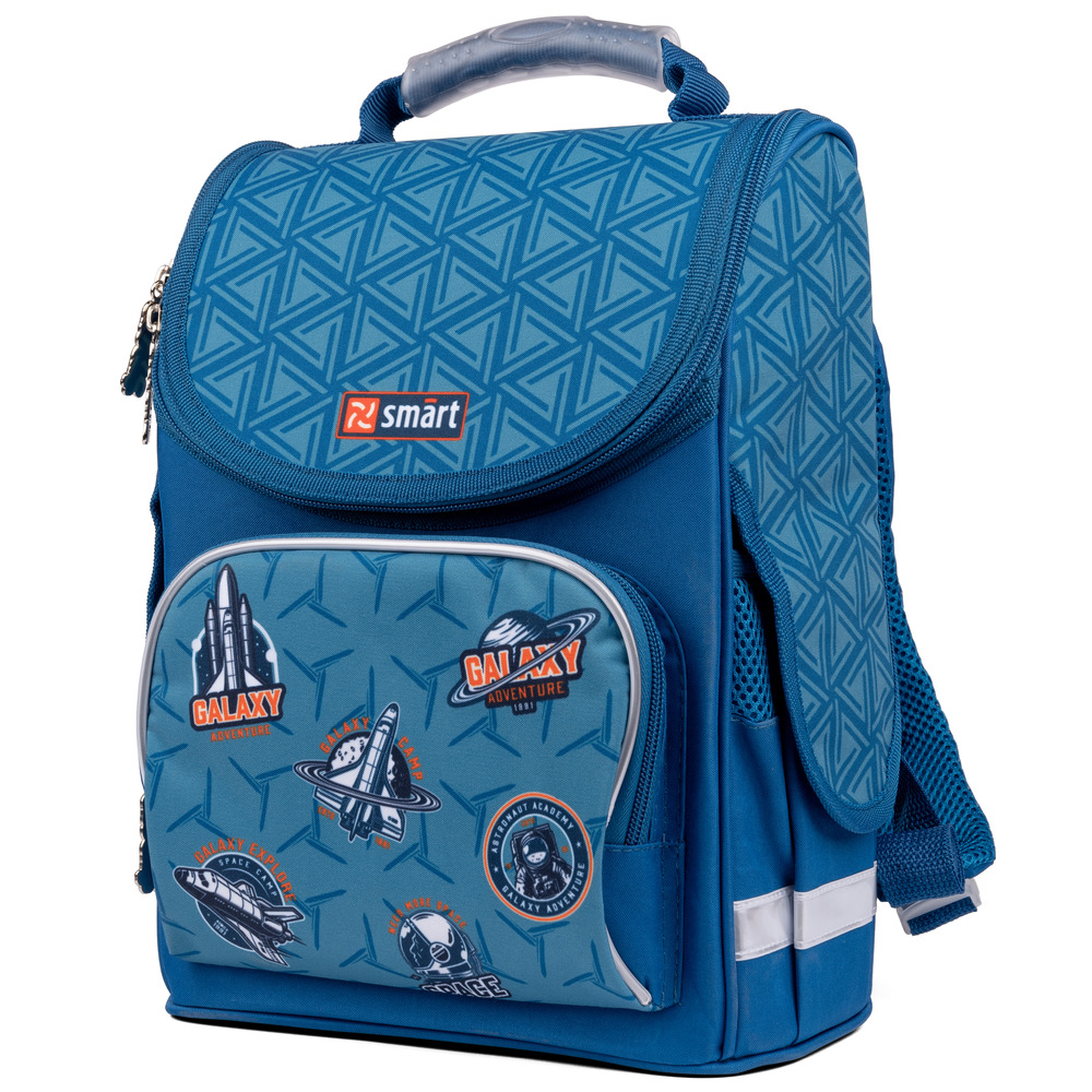 Рюкзак шкільний каркасний Smart PG-11 Galactic синій 557039. Фото 2