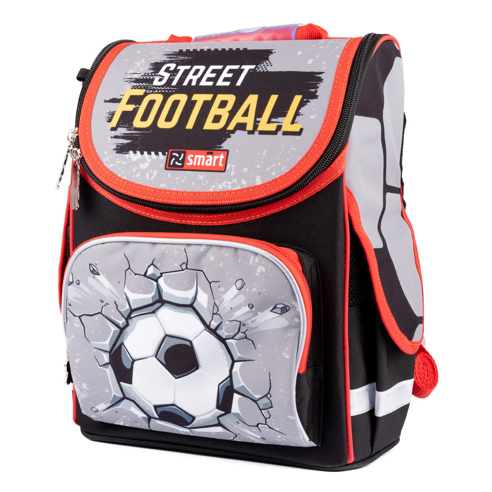 Рюкзак шкільний каркасний Smart PG-11 Football. Фото 2