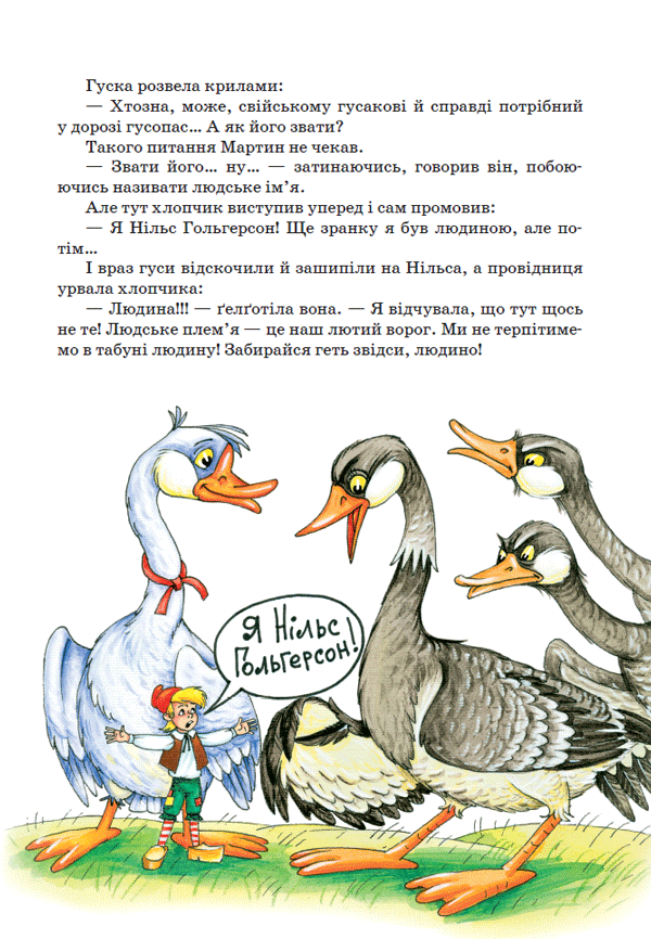 Книга Дивовижна подорож Нільса з дикими гусьми - Сельма Лаґерльоф. Фото 11