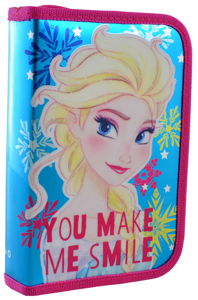 Пенал твердий YES одинарний з двома клапанами HP-04 Frozen