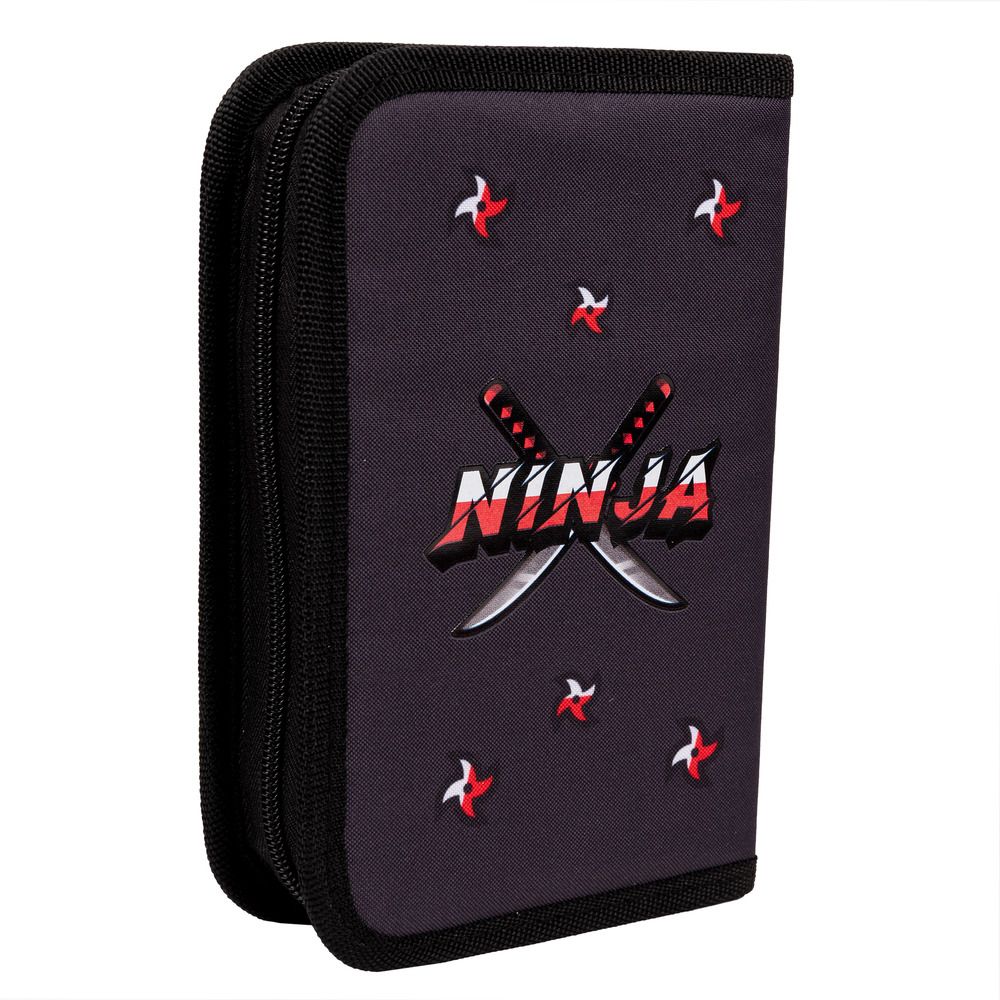 Пенал твердий YES одинарний з двома клапанами HP-04 Ninja. Фото 2