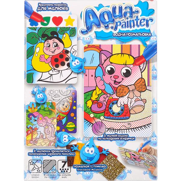 Набір креативної творчості  - AQUA PAINTER AQP-01-01U,02U,03U...09U. Фото 5