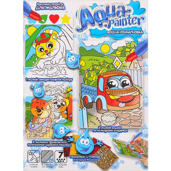Набір креативної творчості  - AQUA PAINTER AQP-01-01U,02U,03U...09U. Фото 3
