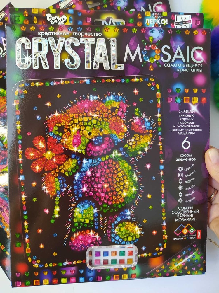 Набір мозаїки Danko Toys  - CRYSTAL MOSAIC CRM-01-01,02,03,04...10
