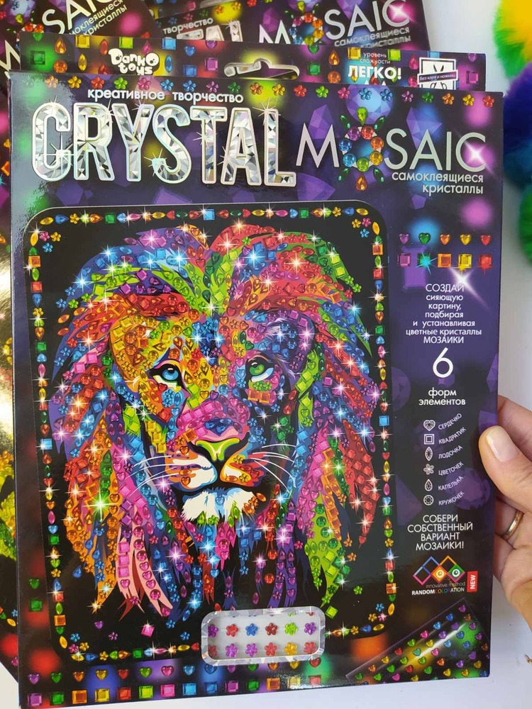 Набір мозаїки Danko Toys  - CRYSTAL MOSAIC CRM-01-01,02,03,04...10. Фото 3