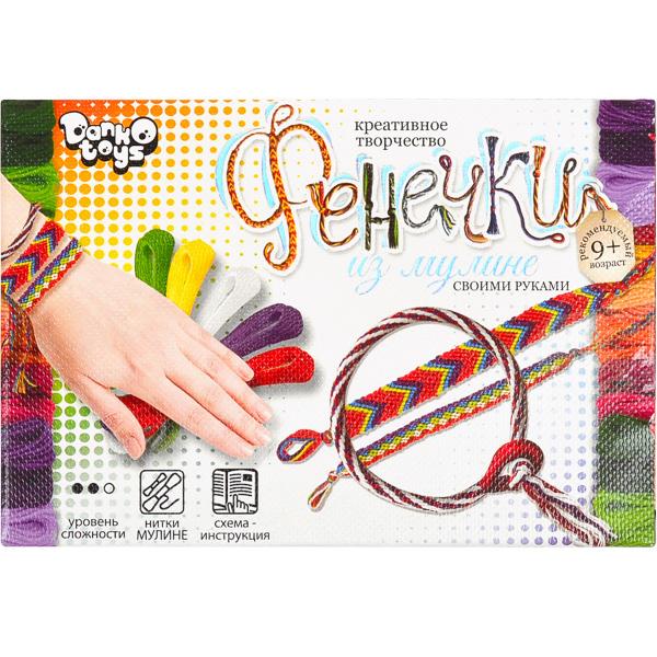 Набір креативної творчості Danko Toys - ФЕНЕЧКИ з муліне FIM-01-01,02,03,04...08. Фото 9