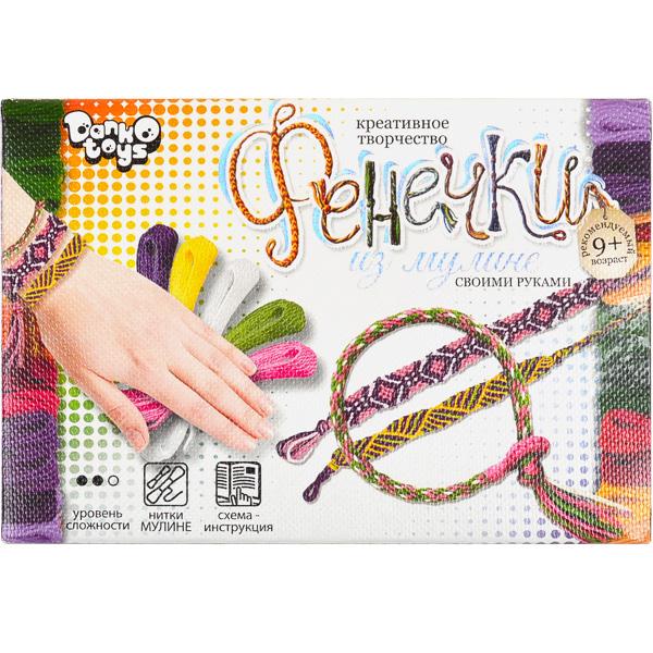 Набір креативної творчості Danko Toys - ФЕНЕЧКИ з муліне FIM-01-01,02,03,04...08. Фото 2
