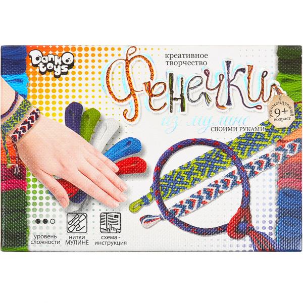 Набір креативної творчості Danko Toys - ФЕНЕЧКИ з муліне FIM-01-01,02,03,04...08. Фото 5