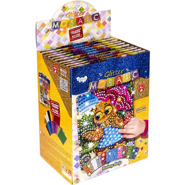 Набір креативної творчості Danko Toys - Блискуча мозаїка Glitter Mosaic БМ-03-01,02,03,04,05...10. Фото 2