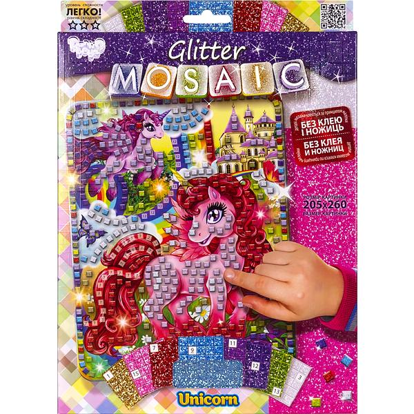 Набір креативної творчості Danko Toys - Блискуча мозаїка Glitter Mosaic БМ-03-01,02,03,04,05...10. Фото 4
