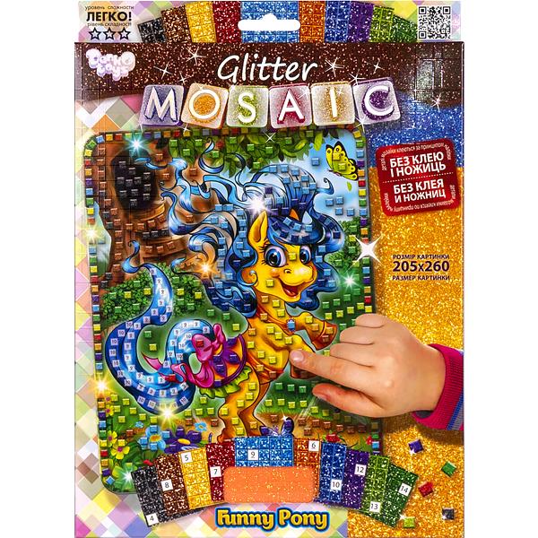 Набір креативної творчості Danko Toys - Блискуча мозаїка Glitter Mosaic БМ-03-01,02,03,04,05...10. Фото 5