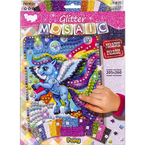 Набір креативної творчості Danko Toys - Блискуча мозаїка Glitter Mosaic БМ-03-01,02,03,04,05...10. Фото 3