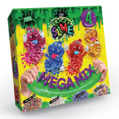 Безпечний освітній набір для проведення дослідів   - Crazy Slime 4в1 SLM-03-01U,02U