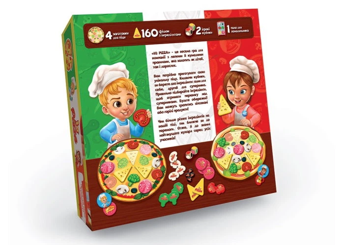 Настільна розважальна гра Danko Toys - IQ Pizza G-IP-01U. Фото 2