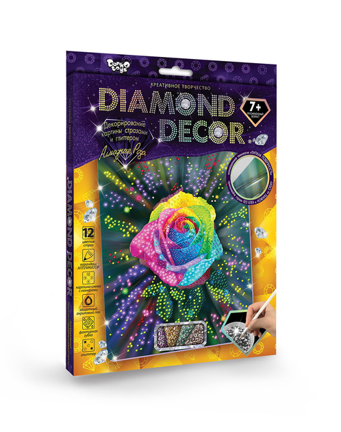 Набір креативної творчості Danko Toys - DIAMOND DÉCOR DD-01-01,02..07,09,10,11