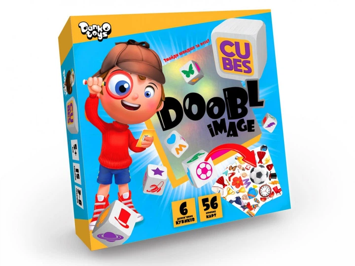 Настільна розважальна гра Danko Toys - Doobl Image Cubes DBI-04-01U