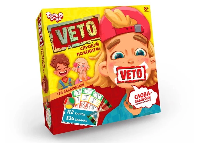Настільна розважальна гра Danko Toys - VETO VETO-01-01U