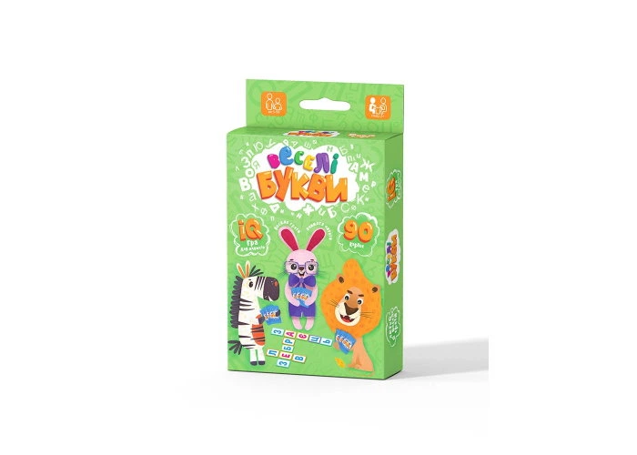 Настільна гра Danko Toys - Веселі букви G-VB-01U