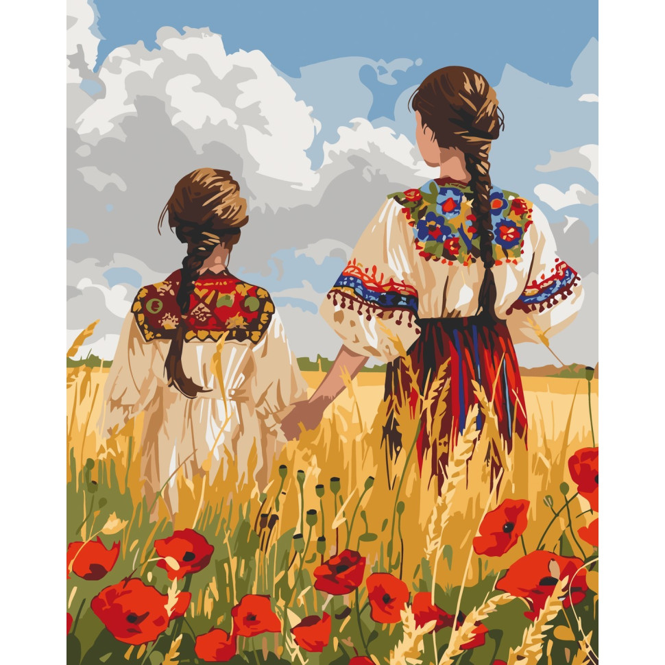 ArtCraft Картина за номерами. Україночки 40х50 см