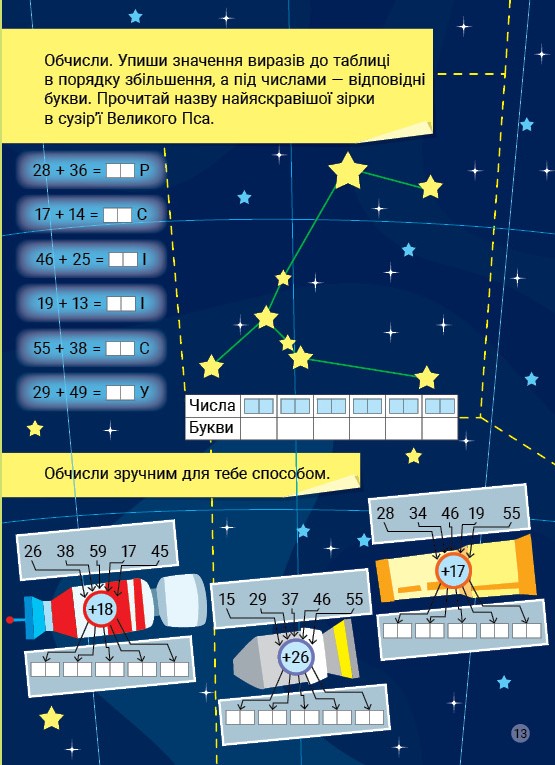 Книга Креативна математика. Додавання і віднімання в межах 100. Фото 2