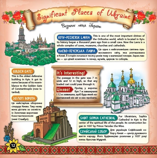 Книга My Ukraine. Моя Україна. Книжкова скарбничка. Фото 2