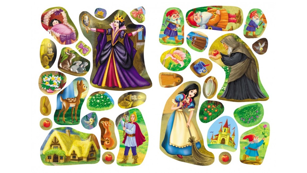 Книга Білосніжка. Казки з наліпками. 27 наліпок. Фото 7