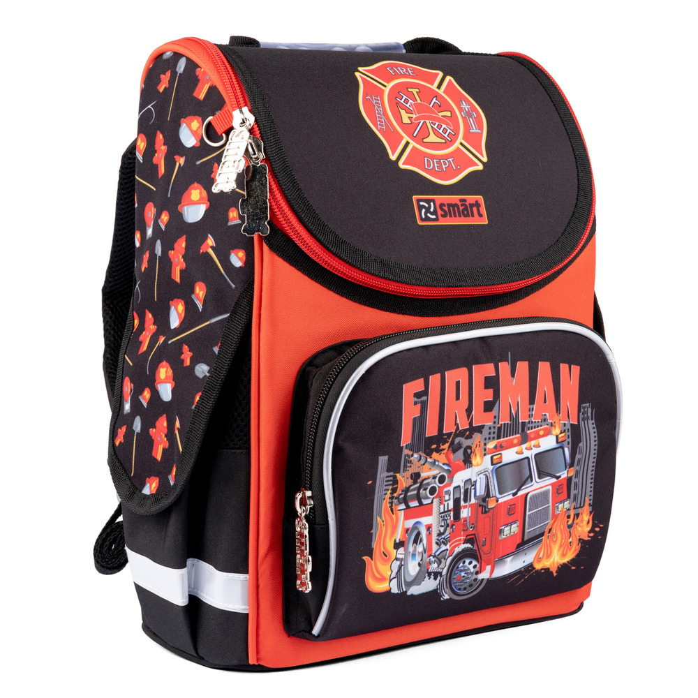 Рюкзак шкільний каркасний Smart PG-11 Fireman 559015