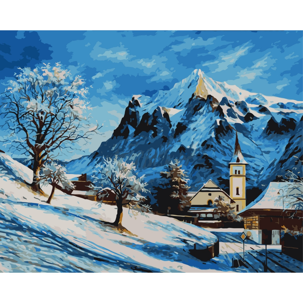 ArtCraft Картина за номерами. Альпи 40х50 см