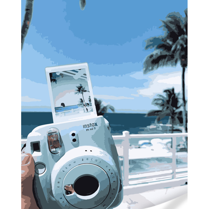 Strateg Картина за номерами. Спогади про океан 40х50 см 
