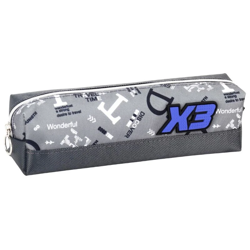 Пенал Bourgoise YM9475 Blue/Gray