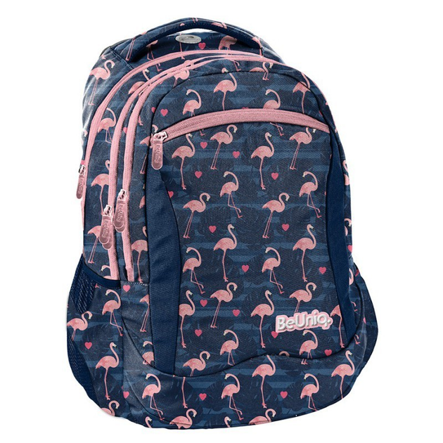 Рюкзак шкільний Paso BeUniq Flamingo