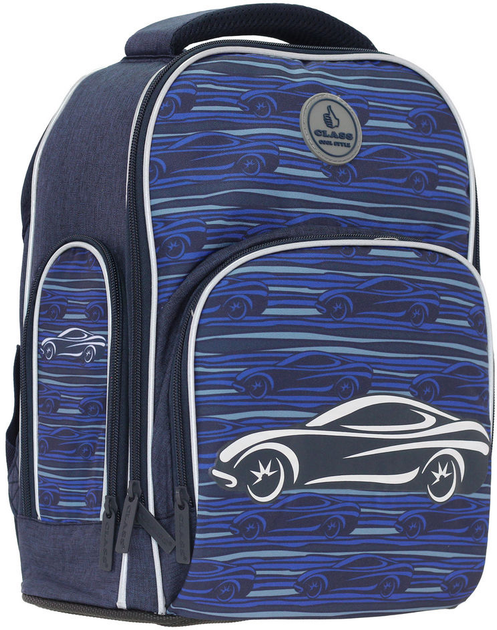 Рюкзак шкільний напівкаркасний Class Speed Car