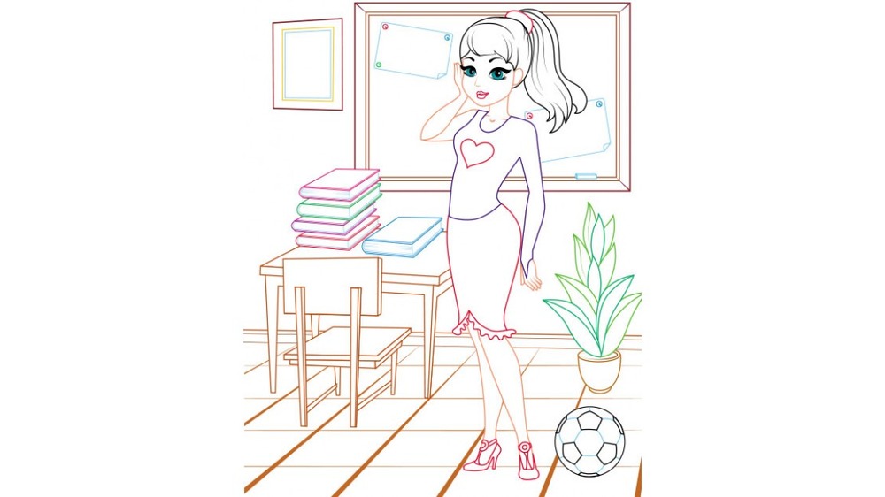Книга Велика розмальовка для дівчаток. Фото 4