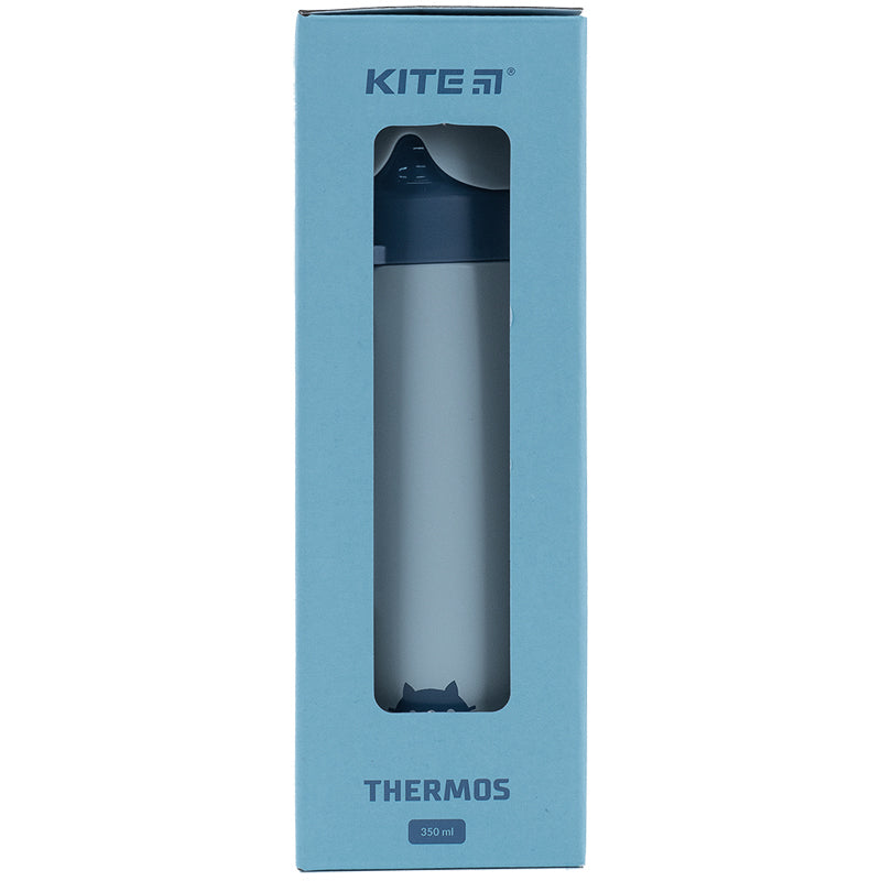 Термос Kite Сat K21-376-01, 350 мл, блакитний. Фото 4