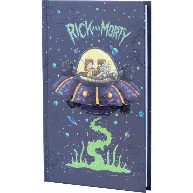 Книга записна Kite Rick and Morty RM22-199-2, тверда обкладинка, А6, 80 аркушів, клітинка. Фото 2