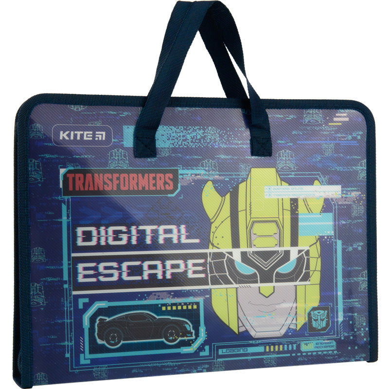 Папка-портфель на блискавці Kite Transformers TF22-202, 1 відділення, A4. Фото 2