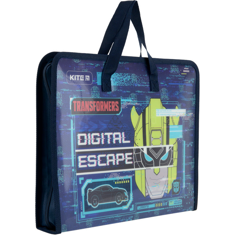Папка-портфель на блискавці Kite Transformers TF22-202, 1 відділення, A4. Фото 3